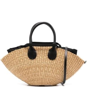 Muuñ Mini Sophia Straw Bag - Natural