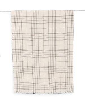 Destin Scarf Over Print "Labra Stola 70X180 Cm" - Natural