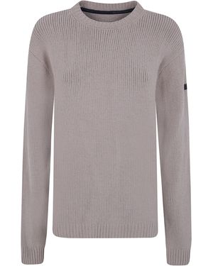 Rrd Round Knit Jumper "Cinematt" - Grey