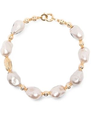 Gas Bijoux Collana Perle "Miwa" - Metallic