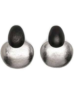 Monies "Folia" Earrings - Black