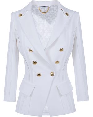 Elisabetta Franchi Essential Jacket - White