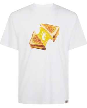 Carhartt T-Shirt Organic Cotton "Cheese Toast" - White