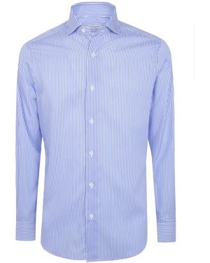 Guglielminotti Striped Shirt Shirt - Blue