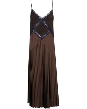 Twinset Dress Long Sleeve "Darkness" - Brown