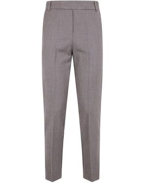 Kiltie 'Hugo' Straight Leg Trousers - Grey