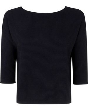 Base London Round Neck Jumper - Blue