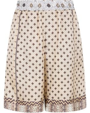 Pierre Louis Mascia "Aloe" Shorts Trousers - Natural
