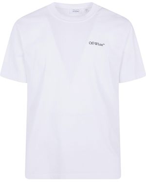 Off-White c/o Virgil Abloh T-Shirt Short Sleeves "Small Bookish Regular" - White