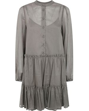 Twinset Abito Manica Lunga - Gray