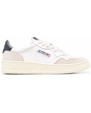 Autry Medalist Low Suede Sneakers - Bianco