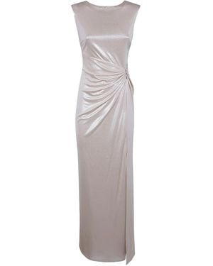 Ralph Lauren Ilianne Sleeveless Gown - Gray