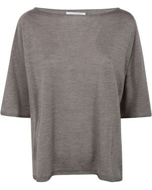 Gentry Portofino Knit Jumper - Grey