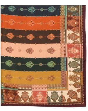 Zimmermann Scarf Printed "Prism Stripes" - Orange