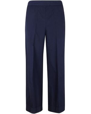 Kiltie Kirk Wide Leg Trousers - Blue