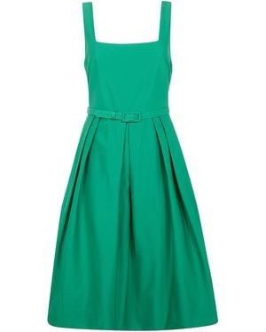 Ralph Lauren "Ardall" Sleeveless Cocktail Dress - Green