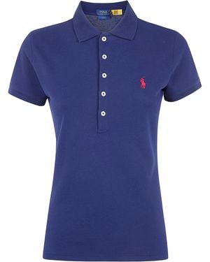 Polo Ralph Lauren "Julie" Short Sleeves Polo Shirt - Blue