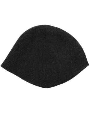 Uma Wang Hat Cashmere "Plain Ws" - Black