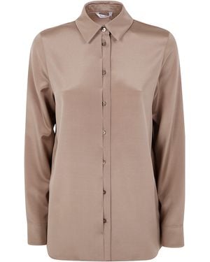 Max Mara Pure Classic Silky Shirt "Avion" - Natural