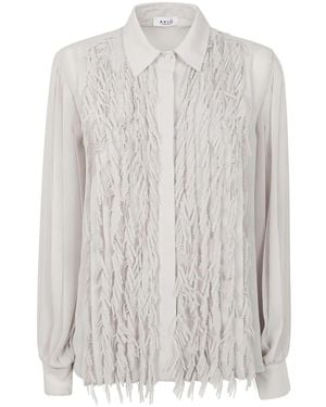 Aviu Fringes Shirt - White