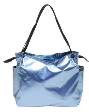 Jack Gomme Bag Cross Body "Levant Basket Bag" - Blue