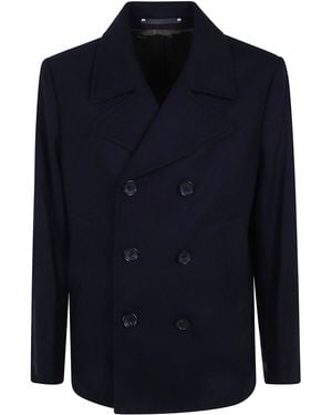Paul Smith Pea Coat Pea Coat - Blue