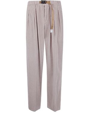 White Sand Long Classic Pants - Gray