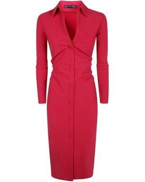 La Petite Robe Di Chiara Boni Dress Zip - Red