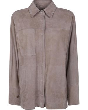 Salvatore Santoro Classic Oversized Shirt - Brown