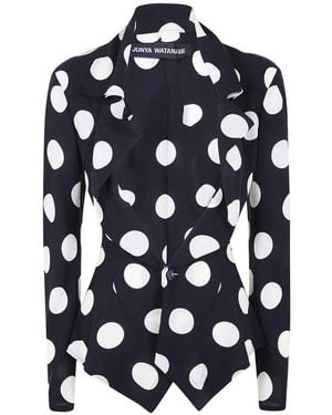 Junya Watanabe Crop Blazer Jacket - Blue