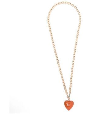 Roxanne Assoulin "The Puffy Heart" Necklace - White