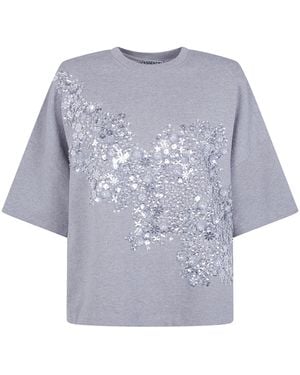 Essentiel Antwerp "Kalani" Short Sleeve Sweatshirt - Blue
