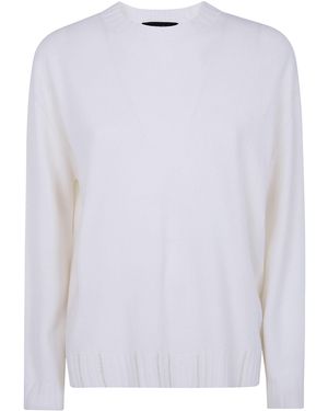 Fabiana Filippi Jumper Crew Neck "Platinum" - White