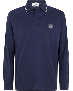 Stone Island Polo Long Sleeves "22000" - Blue