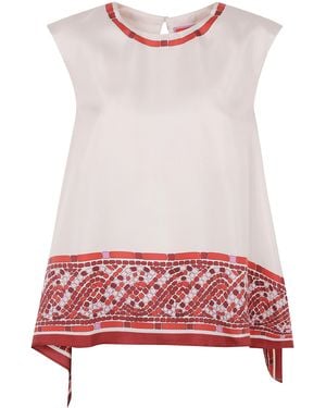 La DoubleJ San Carlo Top Sleeveless Shirt - Red