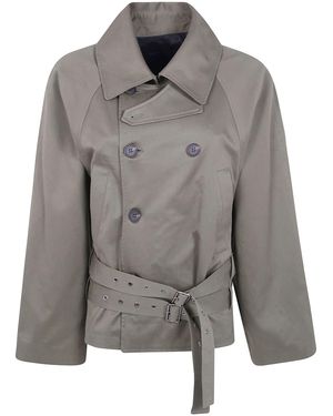 Eudon Choi Belted Oversize Jacket - Grey