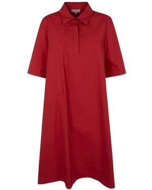 Antonelli "Matthew" Midi Dress - Red
