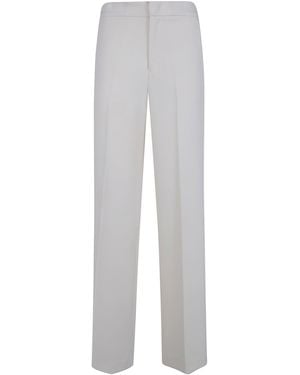 Twinset Pants Wide Leg Pants - White