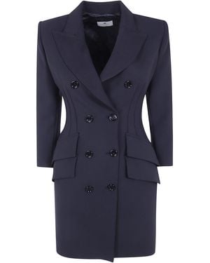 Elisabetta Franchi Mini Abito - Blu
