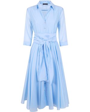 DR. HOPE Round Skirt Dress - Blue