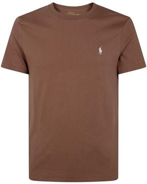 Polo Ralph Lauren Short Sleeves Classic T-Shirt - Brown