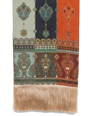 Zimmermann Scarf Printed "Prism Stripes" - Green