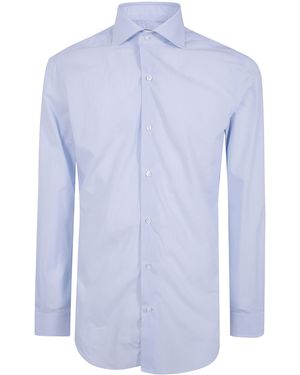 Barba Napoli Camicia A Righe Classic Stripes Shirt - Blu