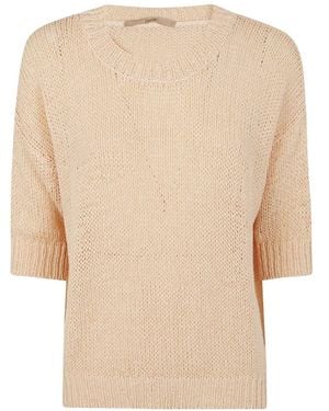 Nuur Short Sleeves Round Neck - Natural