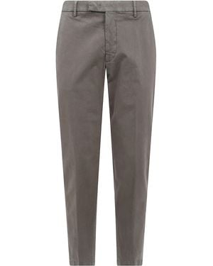 Michael Coal Pantaloni Verdi Gabarnide Plus Leight 3Cm Bottom 19 - Grigio