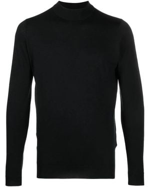 John Smedley "Harcourt" Collo Alto - Nero