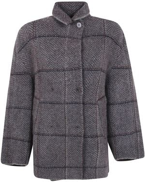 Boboutic Jacket Double-Breasted "Spina" - Grey