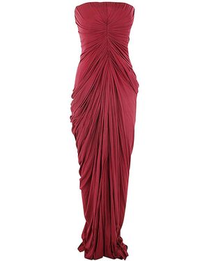 Rick Owens Radiance Bustier Gown - Red