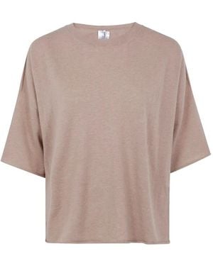 Liviana Conti Mandy Short Sleeve T-Shirt - Natural