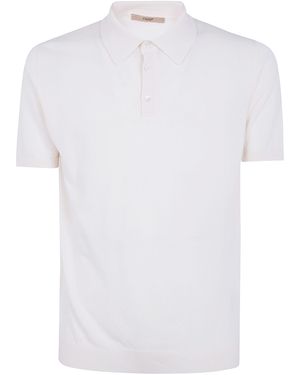 Nuur Short Sleeved Polo Neck T-Shirt - White